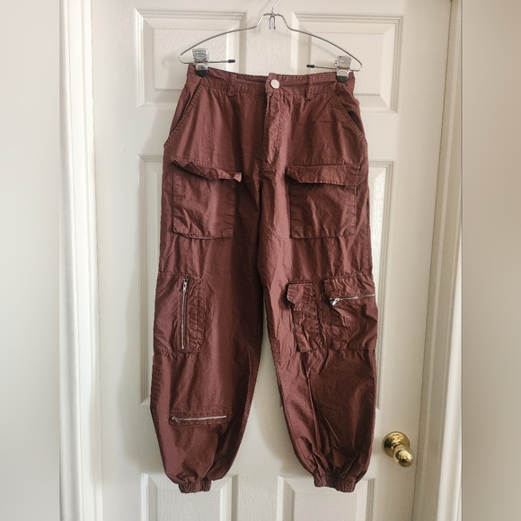 Brown Cargo Pants - Picture 1 of 5